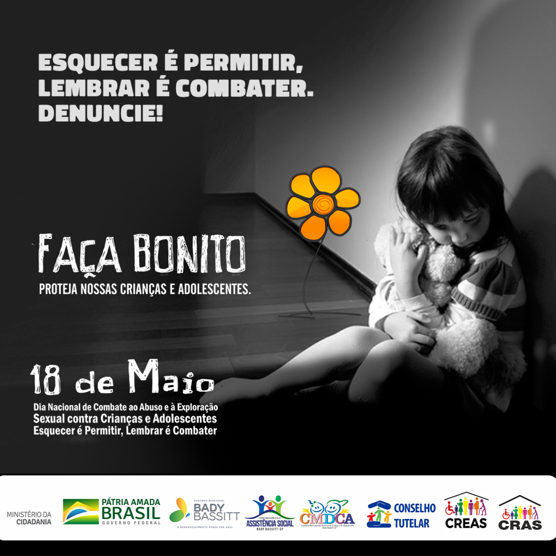 18 de maio marca dia de combate a violencia e exploração infantil